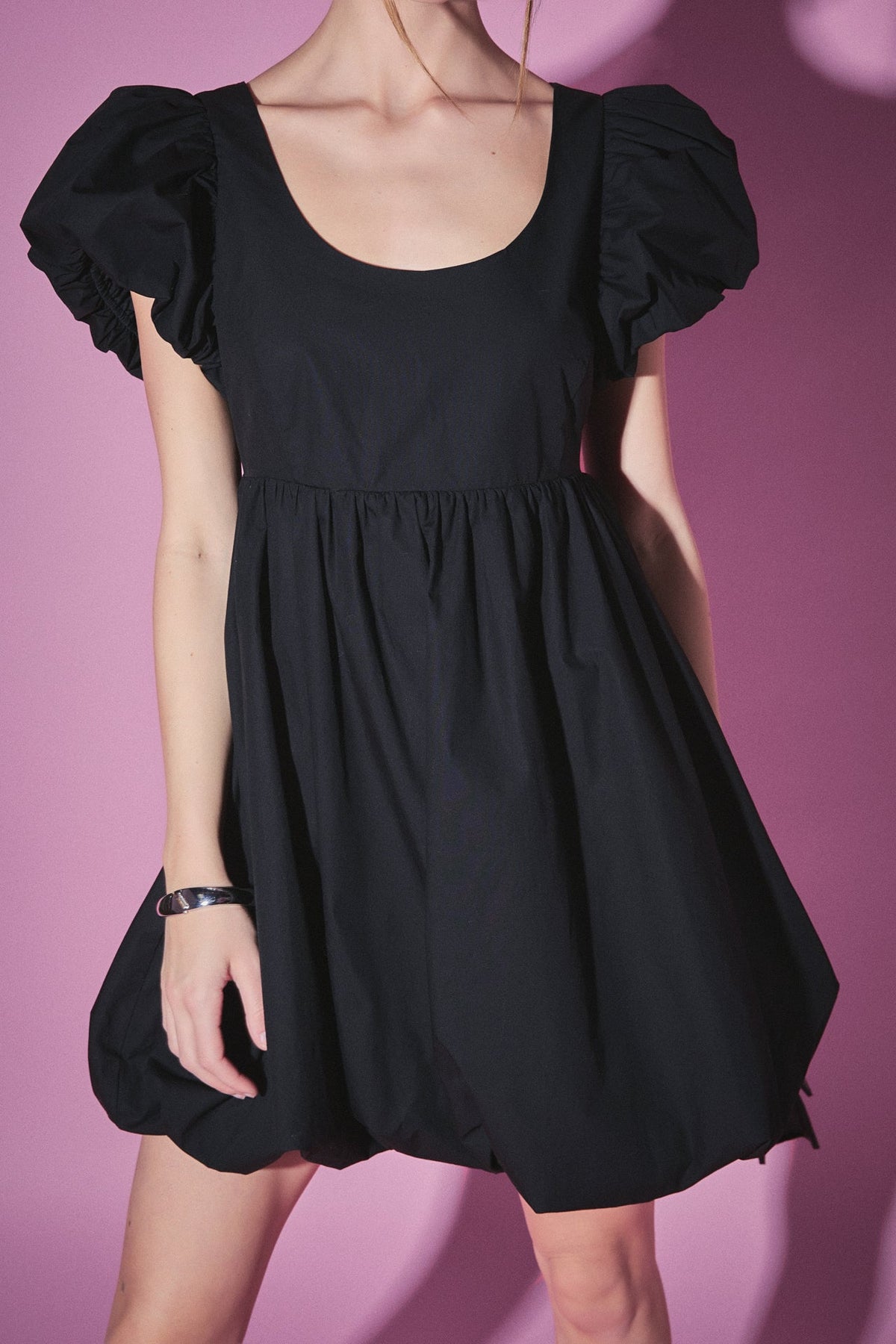 ENGLISH FACTORY - Bubble Scoop Neck Dress - DRESSES available at Objectrare