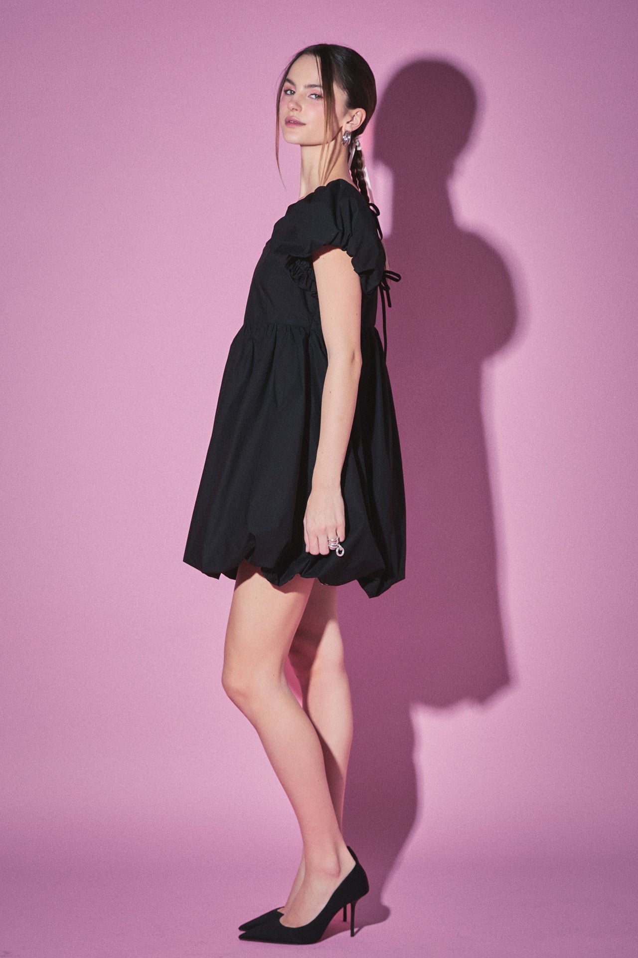 ENGLISH FACTORY - English Factory - Bubble Scoop Neck Dress - DRESSES available at Objectrare