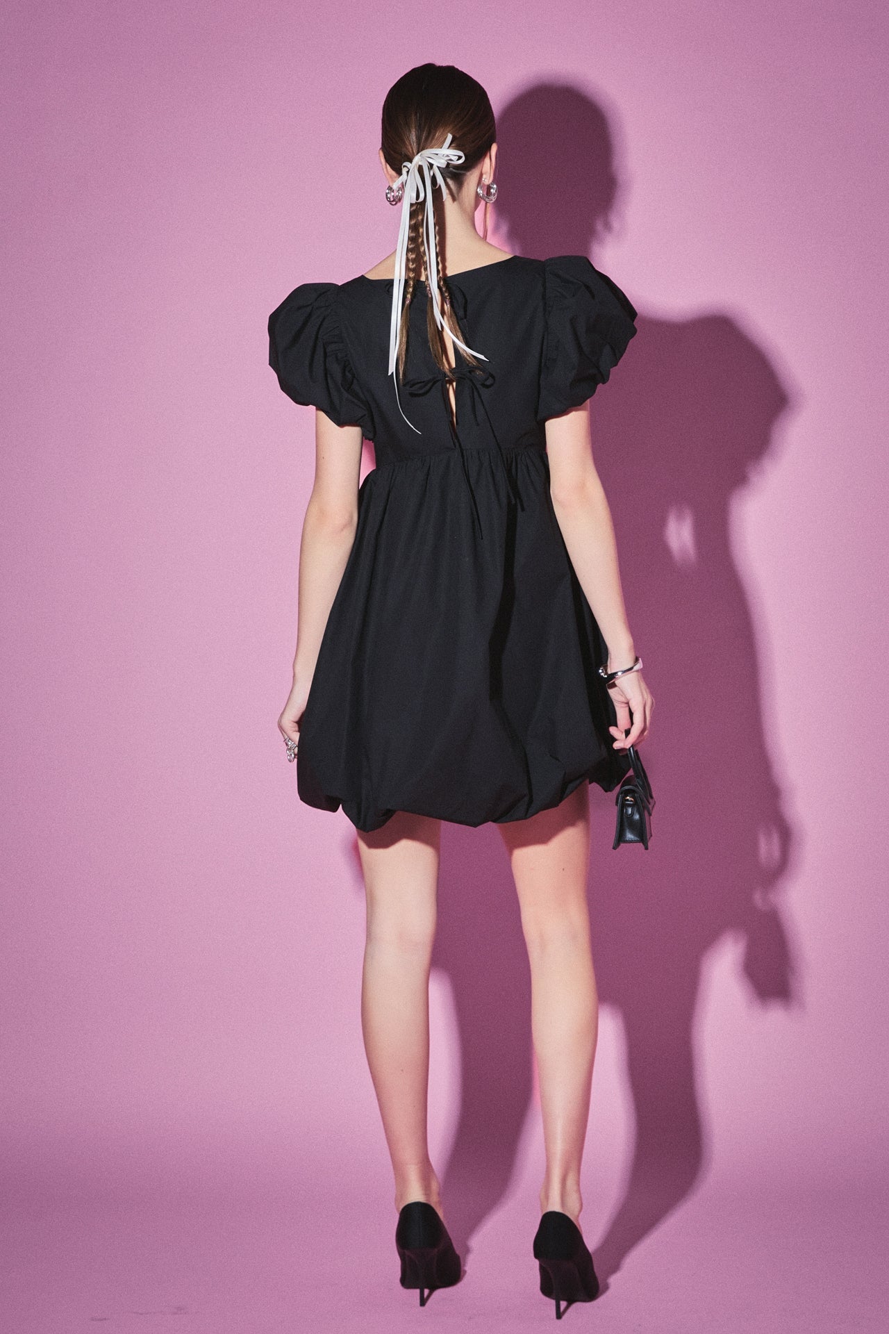 ENGLISH FACTORY - English Factory - Bubble Scoop Neck Dress - DRESSES available at Objectrare