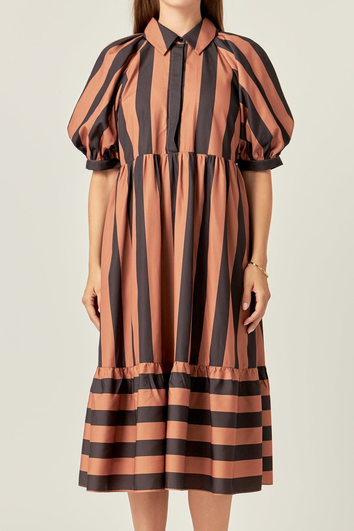 ENGLISH FACTORY - English Factory - Bold Stripe Dress - DRESSES available at Objectrare