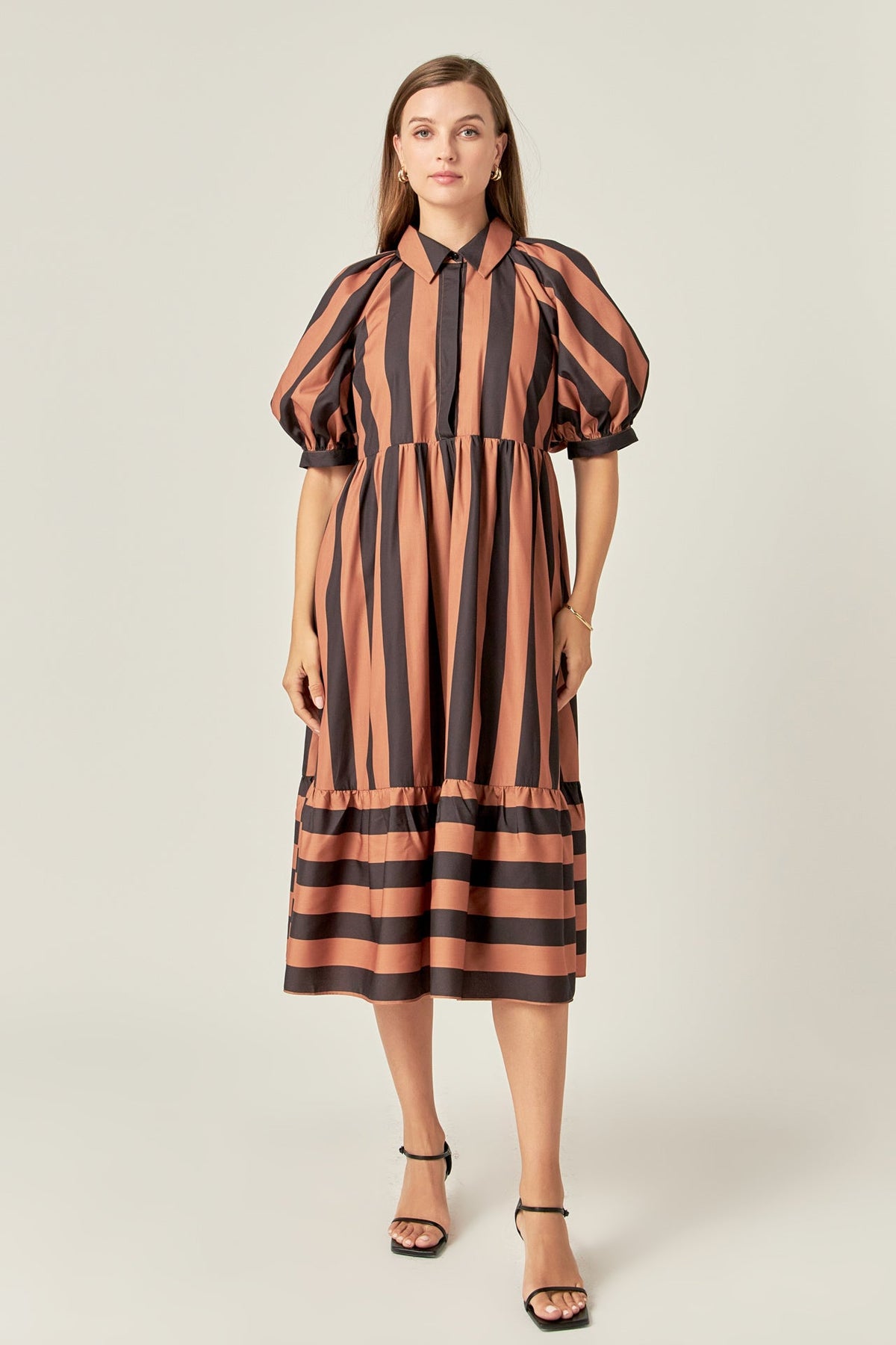 ENGLISH FACTORY - English Factory - Bold Stripe Dress - DRESSES available at Objectrare