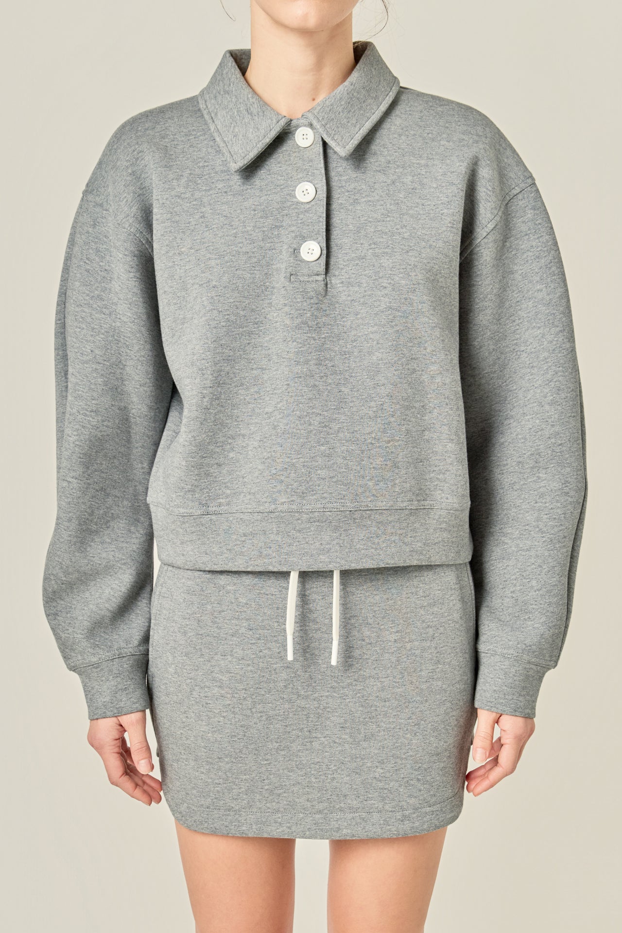 ENGLISH FACTORY - Polo Scuba Top - TOPS available at Objectrare