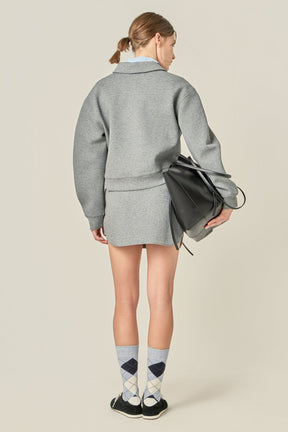 ENGLISH FACTORY - Polo Scuba Top - TOPS available at Objectrare