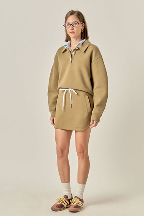 ENGLISH FACTORY - Polo Scuba Top - TOPS available at Objectrare