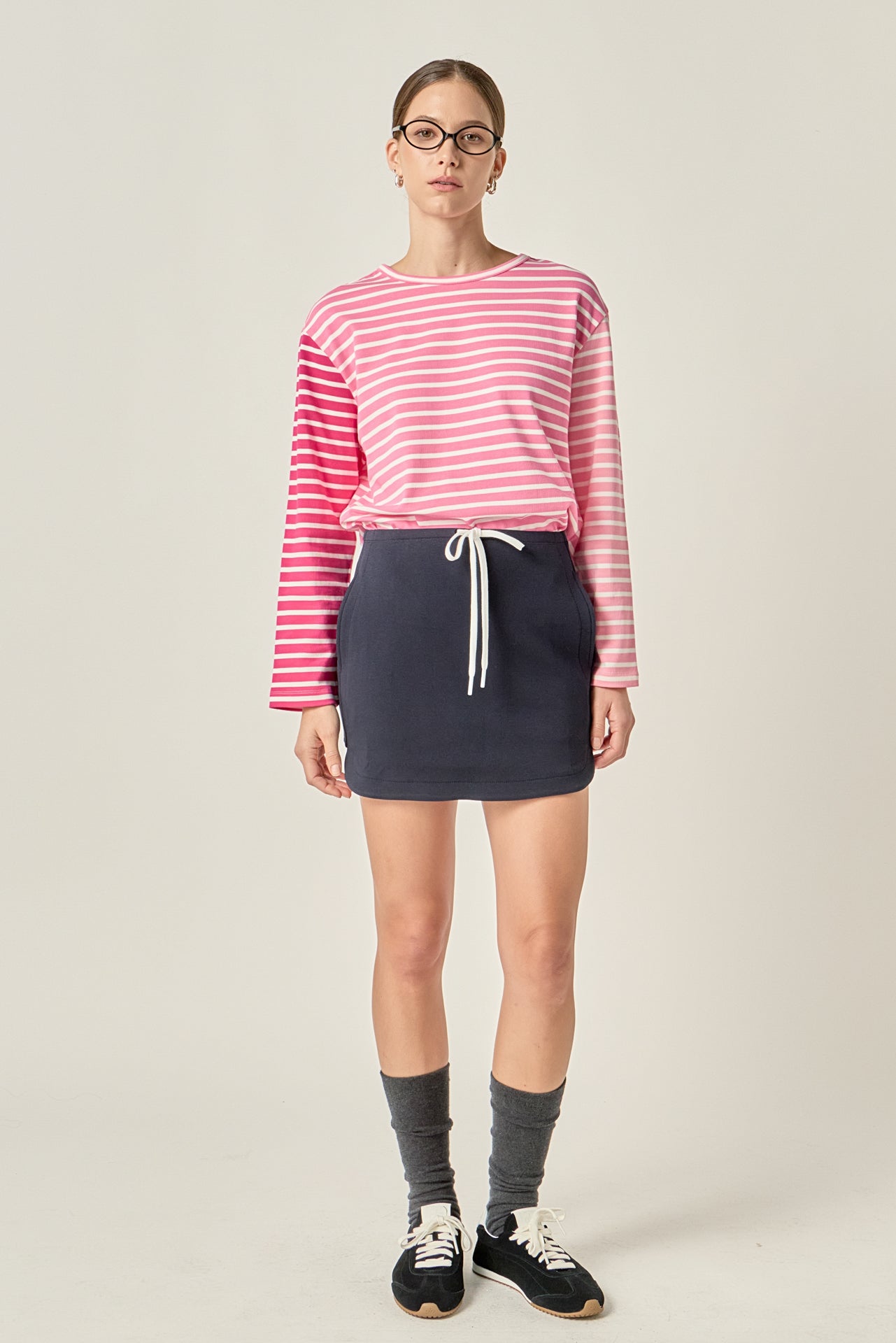 ENGLISH FACTORY - Polo Scuba Skirt - SKIRTS available at Objectrare