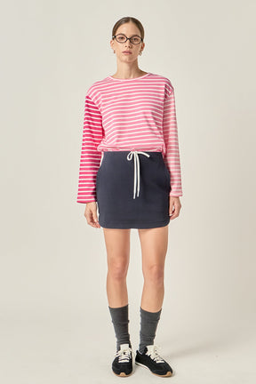 ENGLISH FACTORY - Polo Scuba Skirt - SKIRTS available at Objectrare