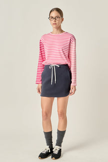 ENGLISH FACTORY - Polo Scuba Skirt - SKIRTS available at Objectrare