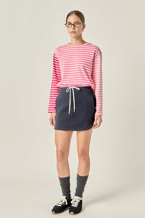 ENGLISH FACTORY - Polo Scuba Skirt - SKIRTS available at Objectrare