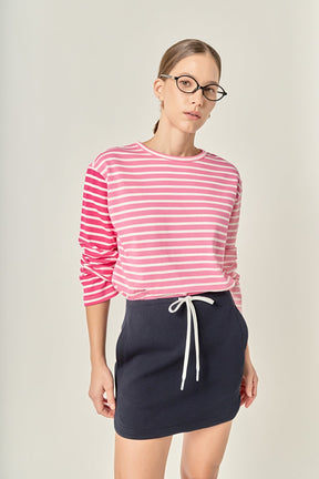 ENGLISH FACTORY - Polo Scuba Skirt - SKIRTS available at Objectrare