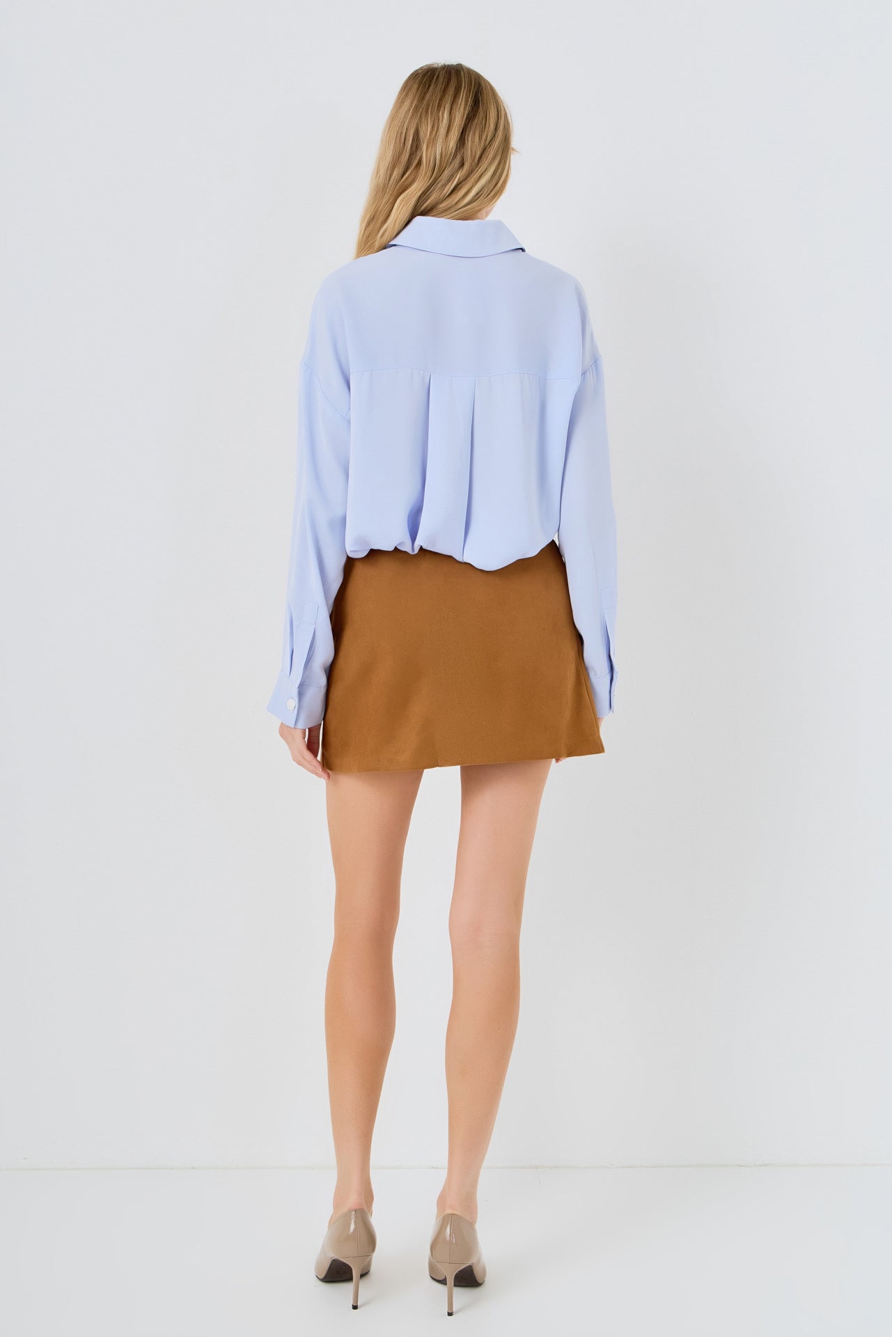 Gold Button Shirt Blouse