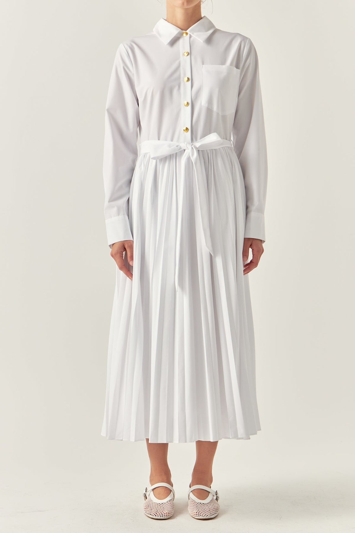 ENGLISH FACTORY - English Factory - Shirt Midi Dress - DRESSES available at Objectrare