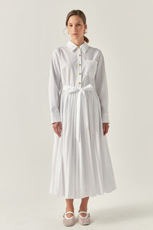 ENGLISH FACTORY - Shirt Midi Dress - DRESSES available at Objectrare