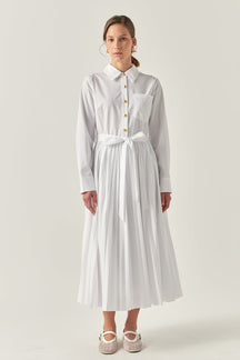 ENGLISH FACTORY - English Factory - Shirt Midi Dress - DRESSES available at Objectrare