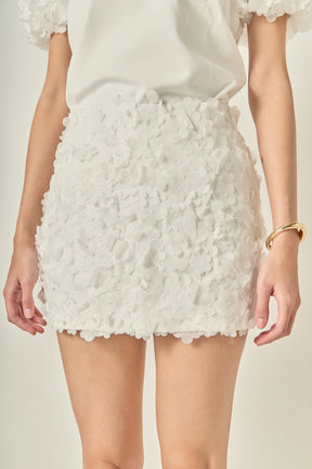 ENGLISH FACTORY - Charlotte Flower Mini Skirt - SKIRTS available at Objectrare