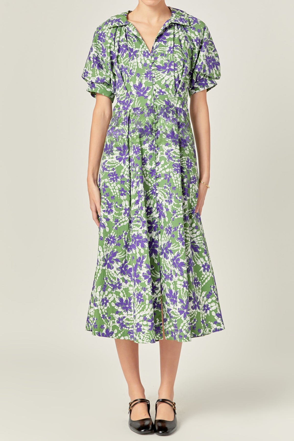 ENGLISH FACTORY - English Factory - Printed Midi Dress - DRESSES available at Objectrare