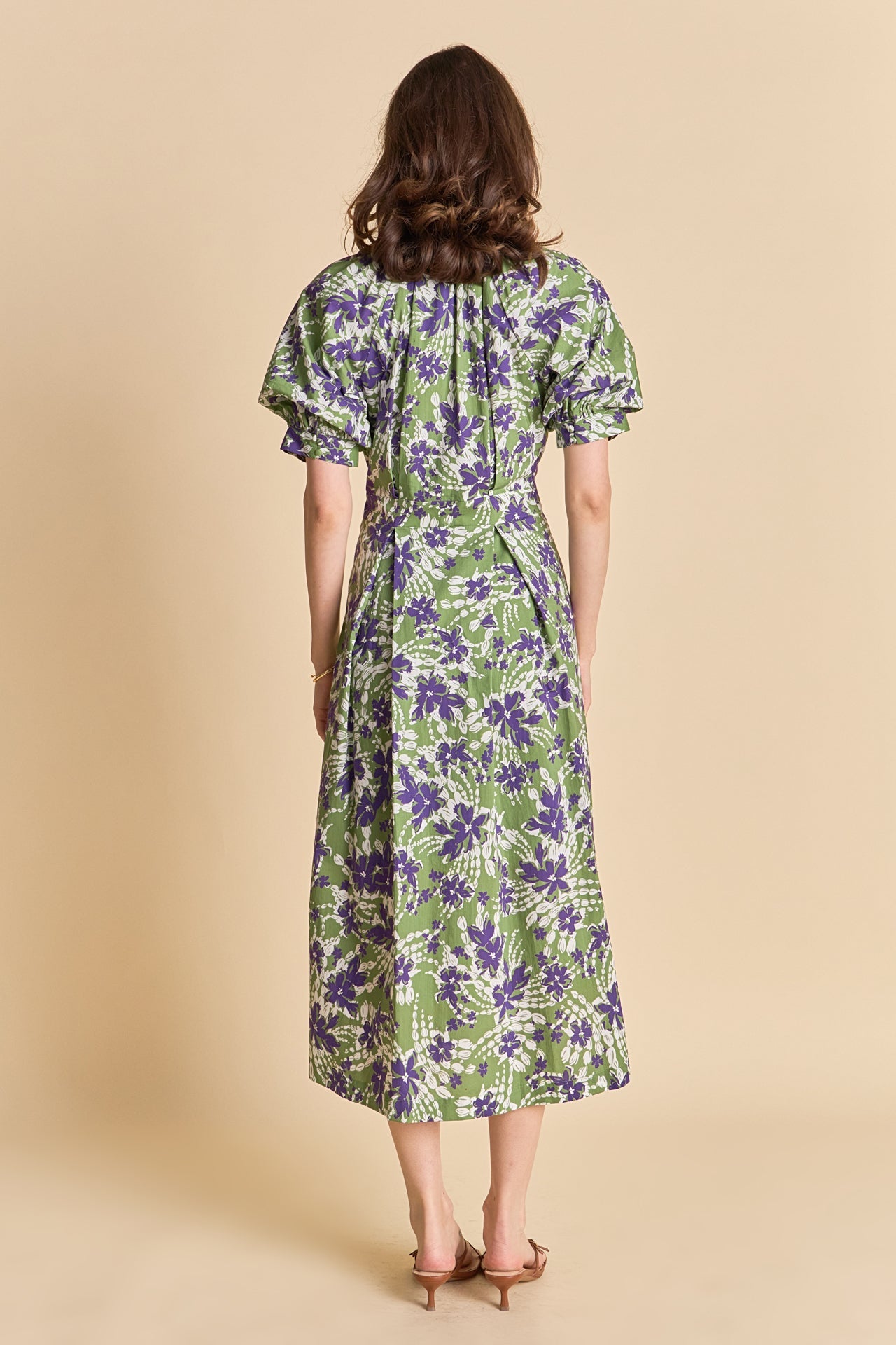 ENGLISH FACTORY - Floral Printed Midi Dress - DRESSES available at Objectrare
