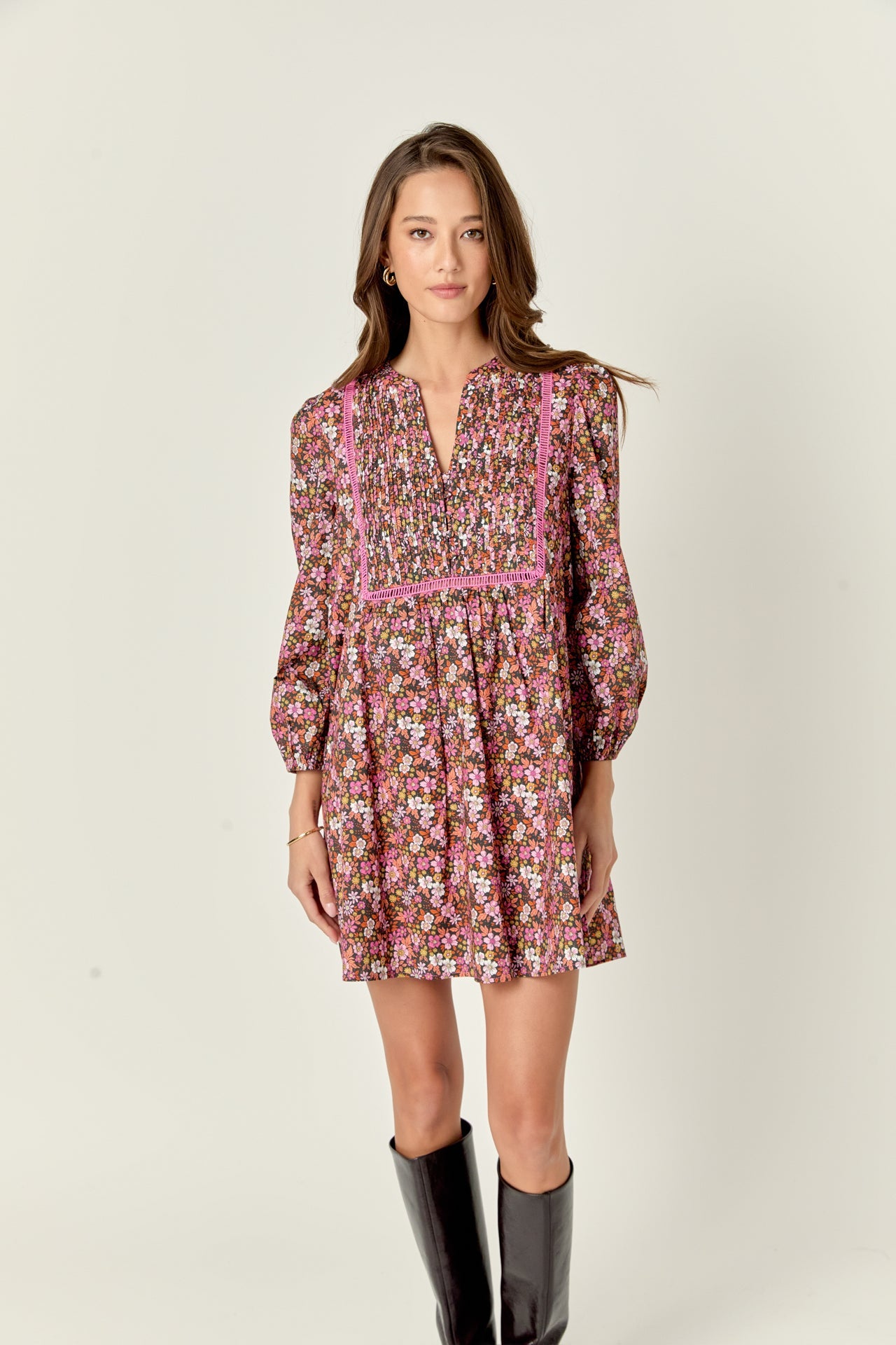 ENGLISH FACTORY - Printed Mini Dress - DRESSES available at Objectrare