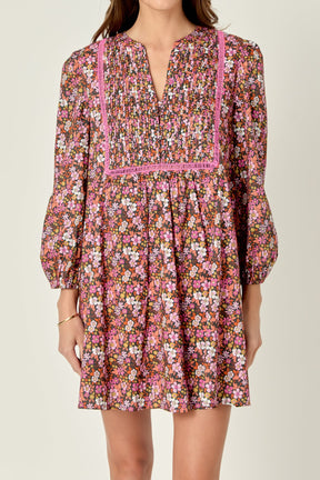 ENGLISH FACTORY - Printed Mini Dress - DRESSES available at Objectrare