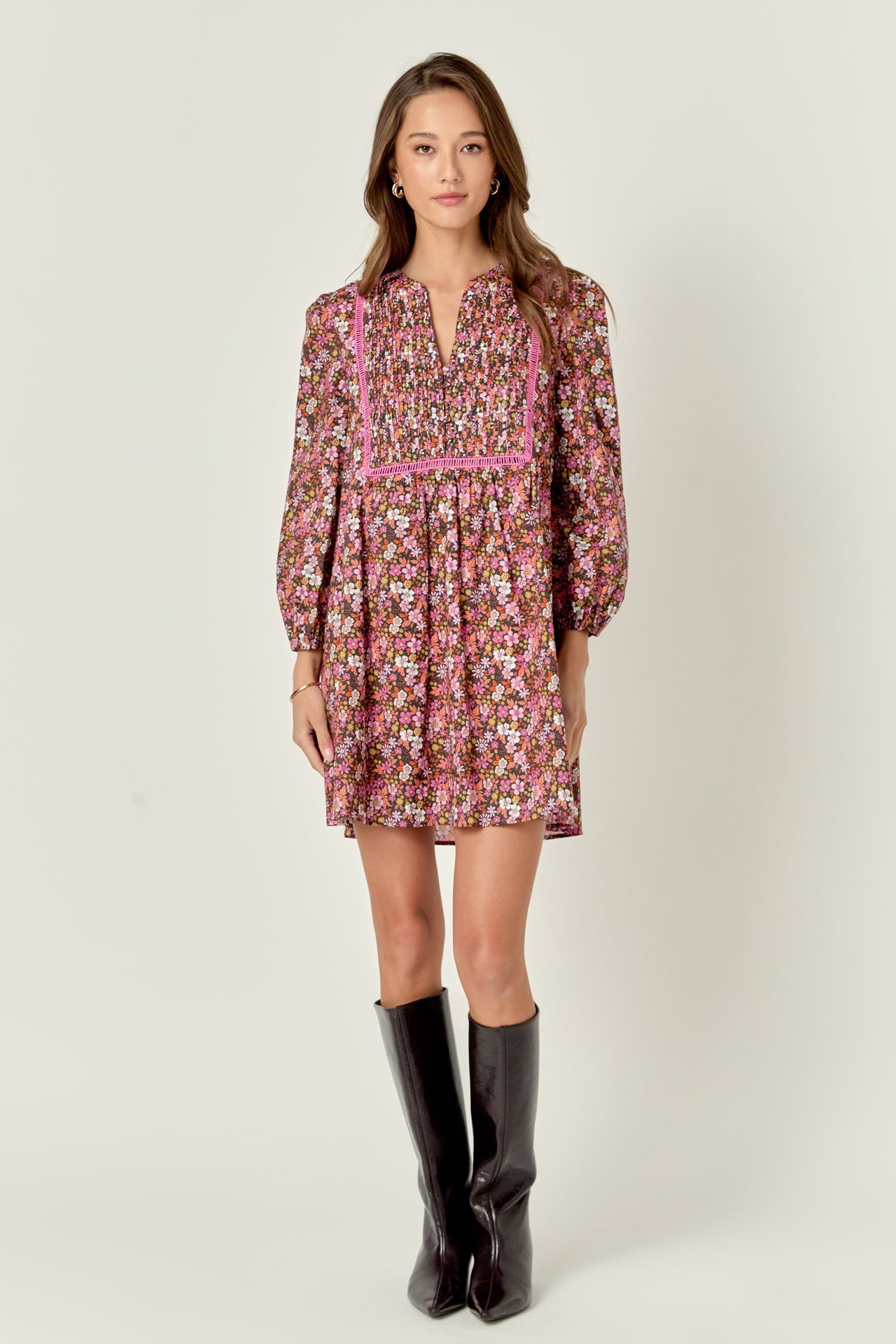 ENGLISH FACTORY - Printed Mini Dress - DRESSES available at Objectrare