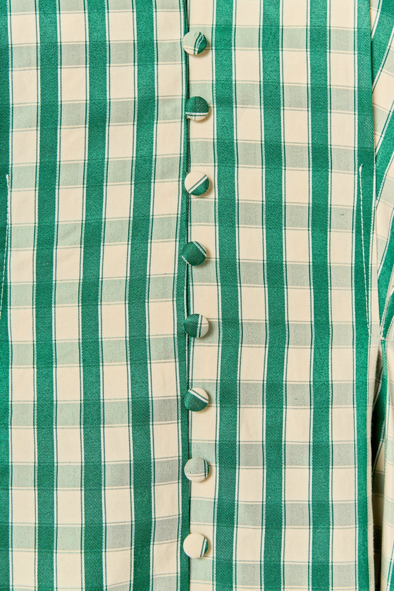 Gingham Check Midi Dress