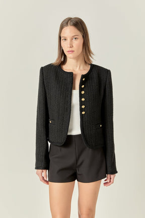 ENGLISH FACTORY - English Factory - Darcy Tweed Jacket - JACKETS available at Objectrare