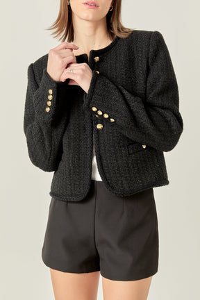 ENGLISH FACTORY - English Factory - Darcy Tweed Jacket - JACKETS available at Objectrare