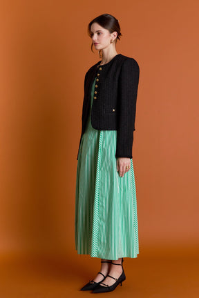 ENGLISH FACTORY - Darcy Tweed Jacket - JACKETS available at Objectrare
