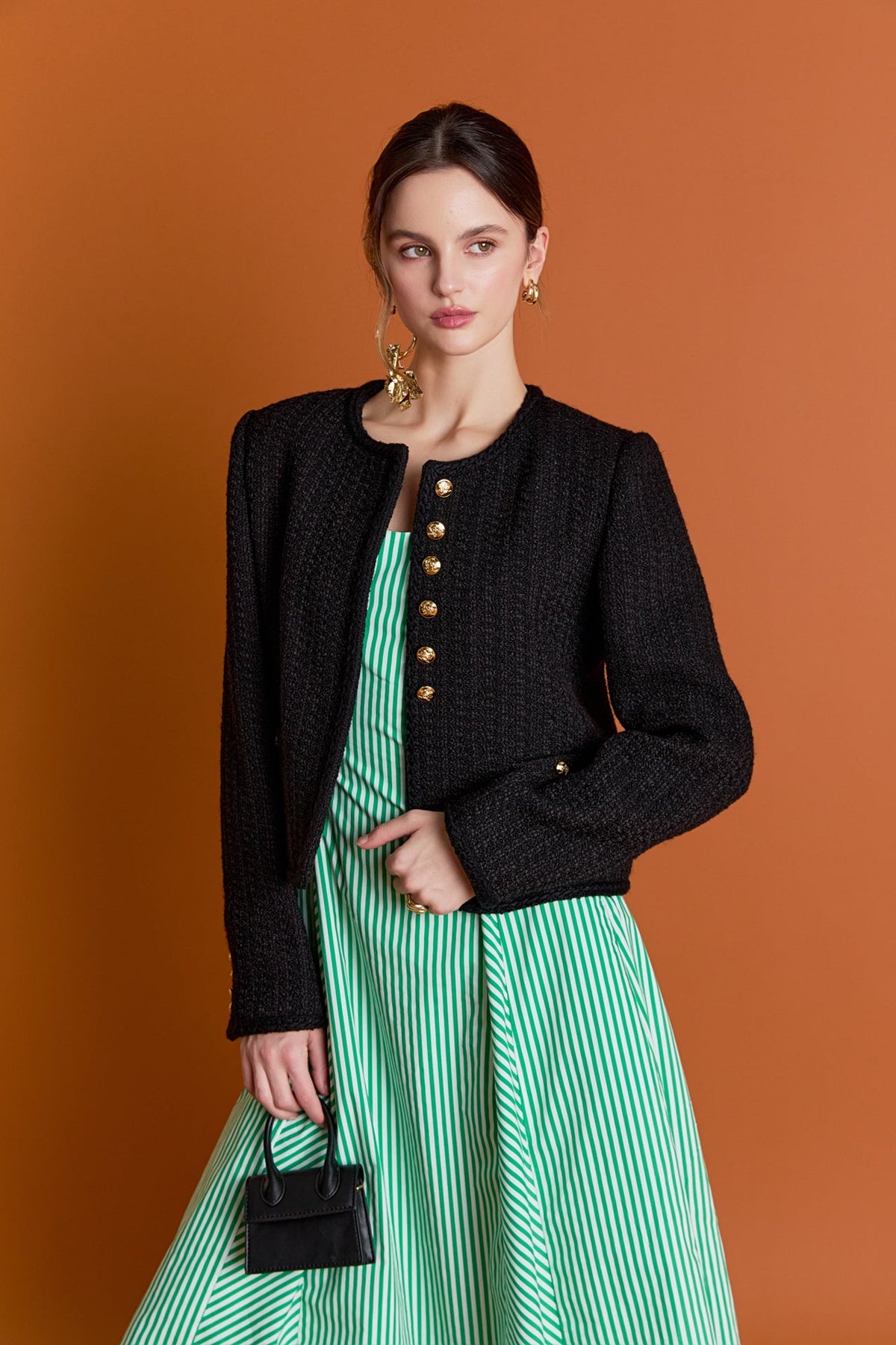 ENGLISH FACTORY - Darcy Tweed Jacket - JACKETS available at Objectrare