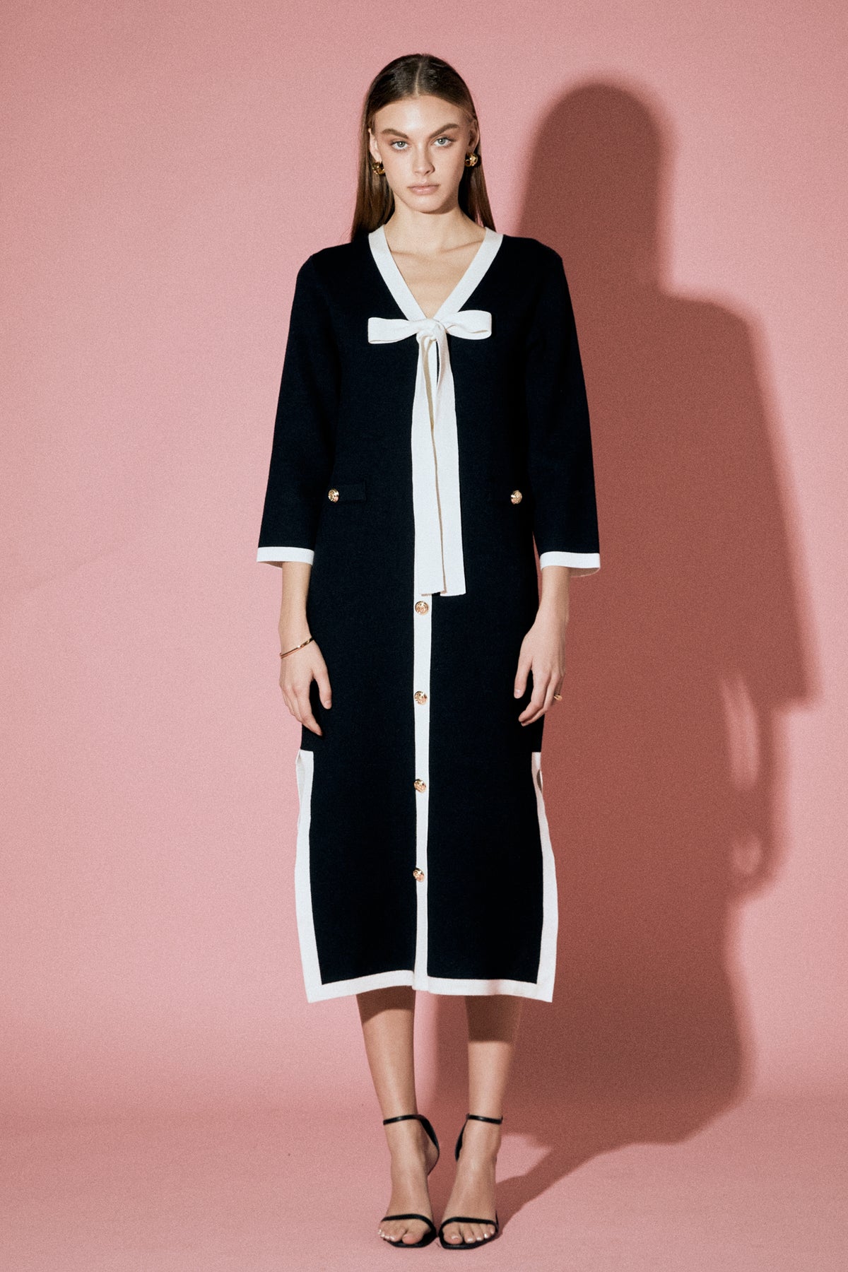 ENGLISH FACTORY - The Audrey Knit Dress - DRESSES available at Objectrare