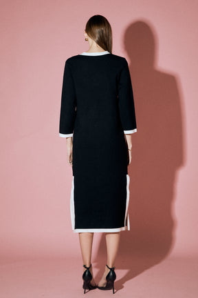 ENGLISH FACTORY - The Audrey Knit Dress - DRESSES available at Objectrare