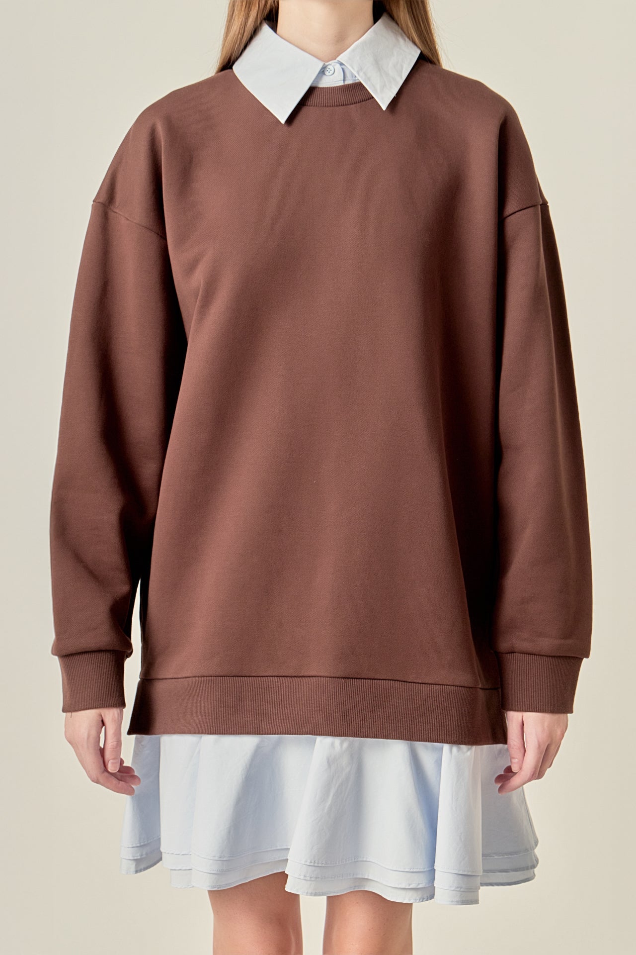 ENGLISH FACTORY - Mixed Media Mini Dress - DRESSES available at Objectrare