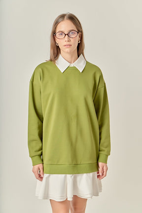 ENGLISH FACTORY - Mixed Media Mini Dress - DRESSES available at Objectrare