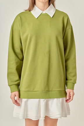 ENGLISH FACTORY - Mixed Media Mini Dress - DRESSES available at Objectrare