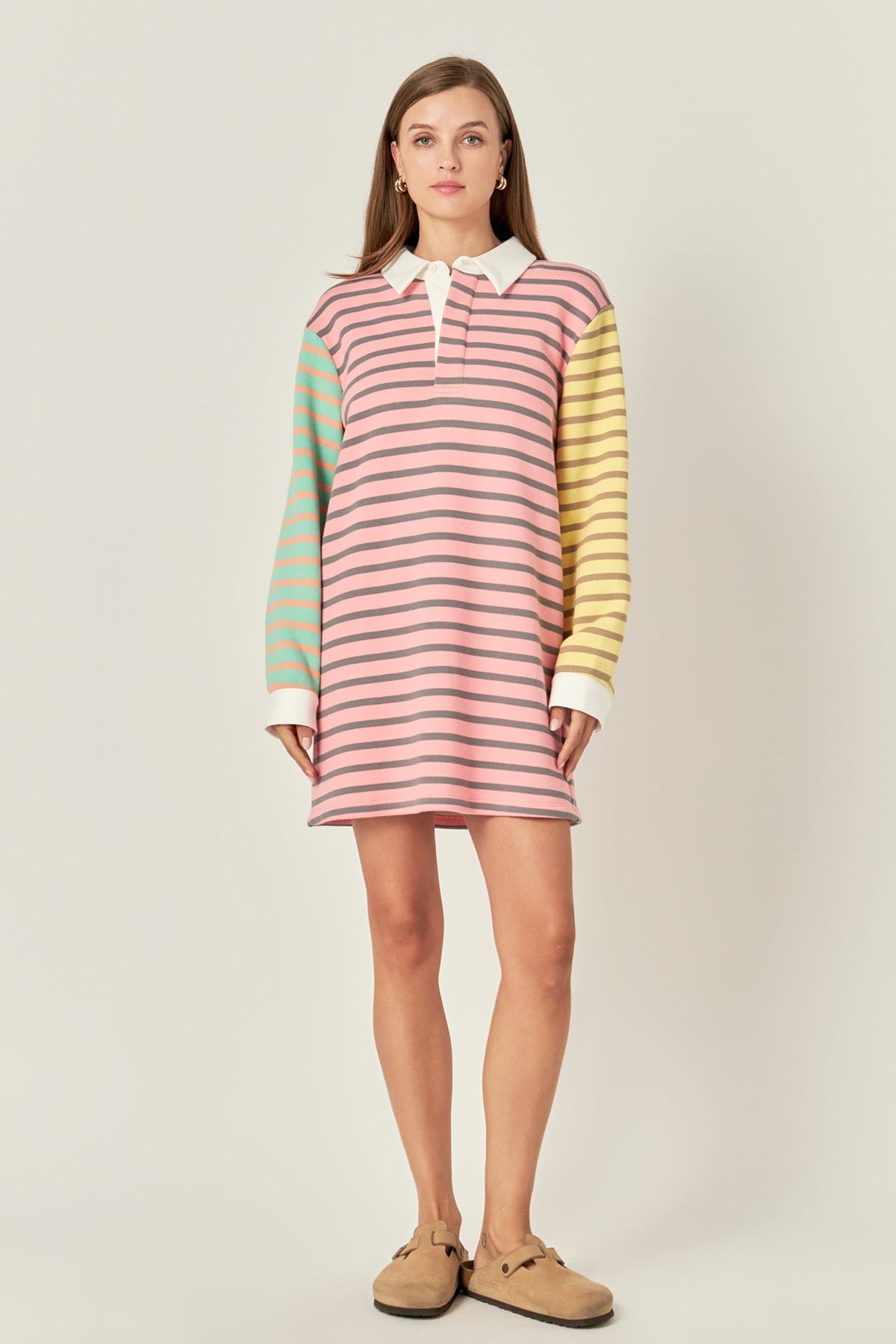 ENGLISH FACTORY - The Striped Edit Dress - DRESSES available at Objectrare