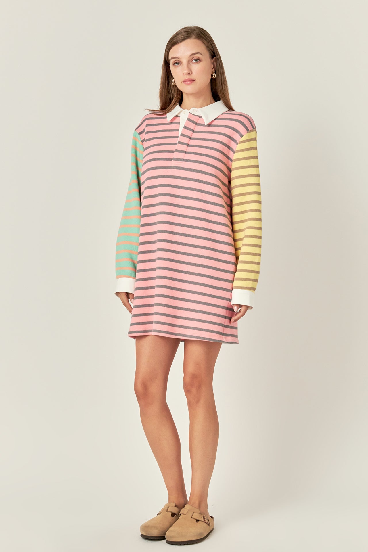 ENGLISH FACTORY - English Factory - The Striped Edit Dress - DRESSES available at Objectrare