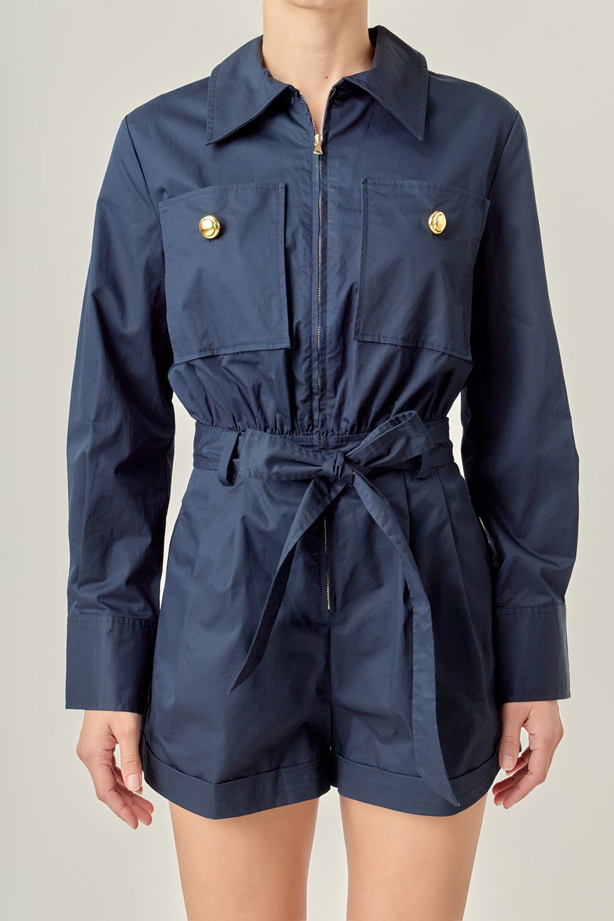 ENGLISH FACTORY - Big Pocket Jumpsuit - JUMPSUITS available at Objectrare