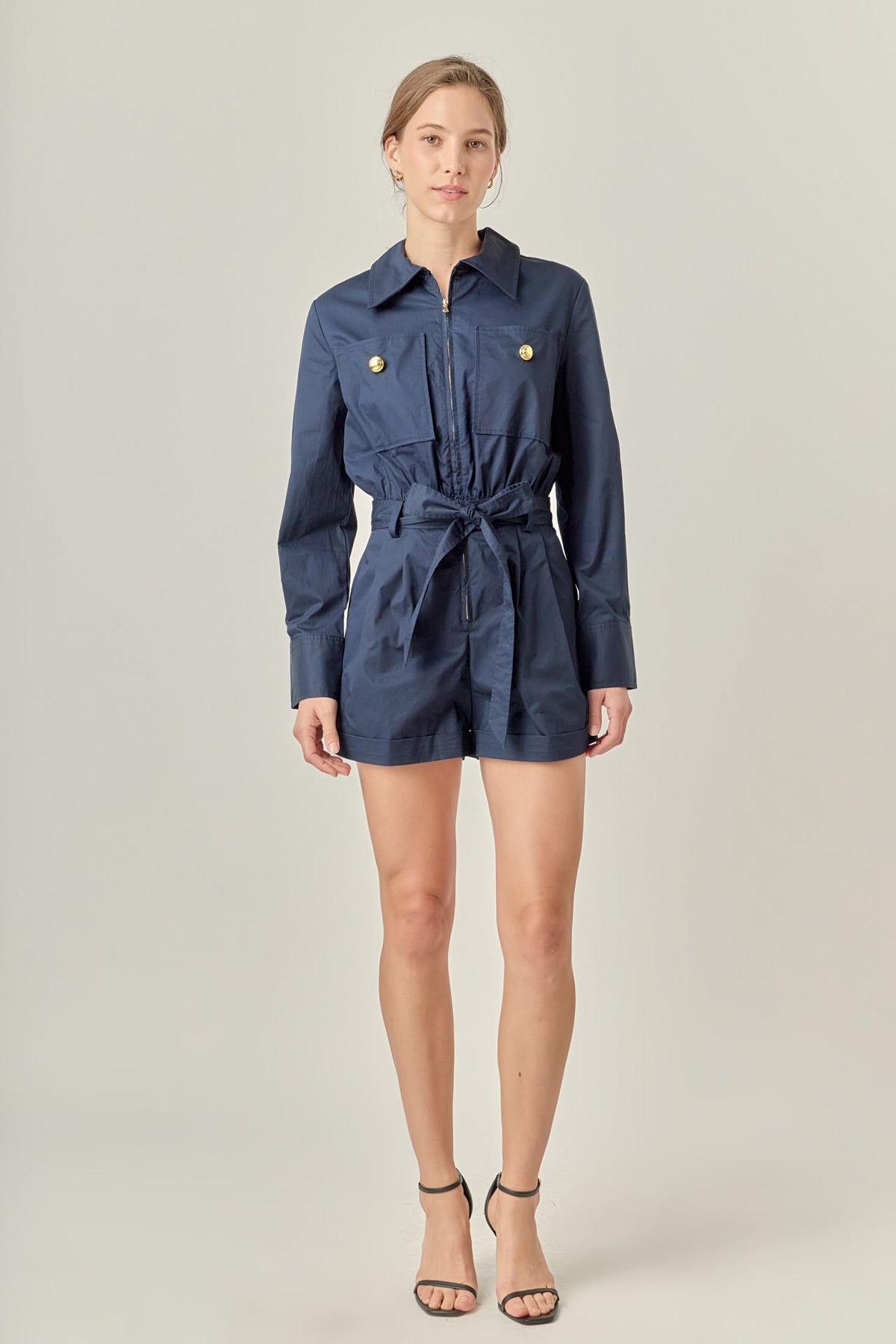 ENGLISH FACTORY - Big Pocket Jumpsuit - JUMPSUITS available at Objectrare