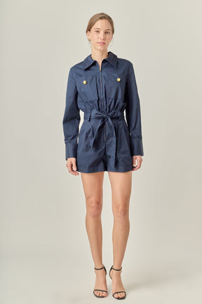 ENGLISH FACTORY - Big Pocket Jumpsuit - JUMPSUITS available at Objectrare