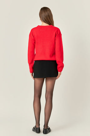 ENGLISH FACTORY - Rounded Slit Skort - SKORTS available at Objectrare