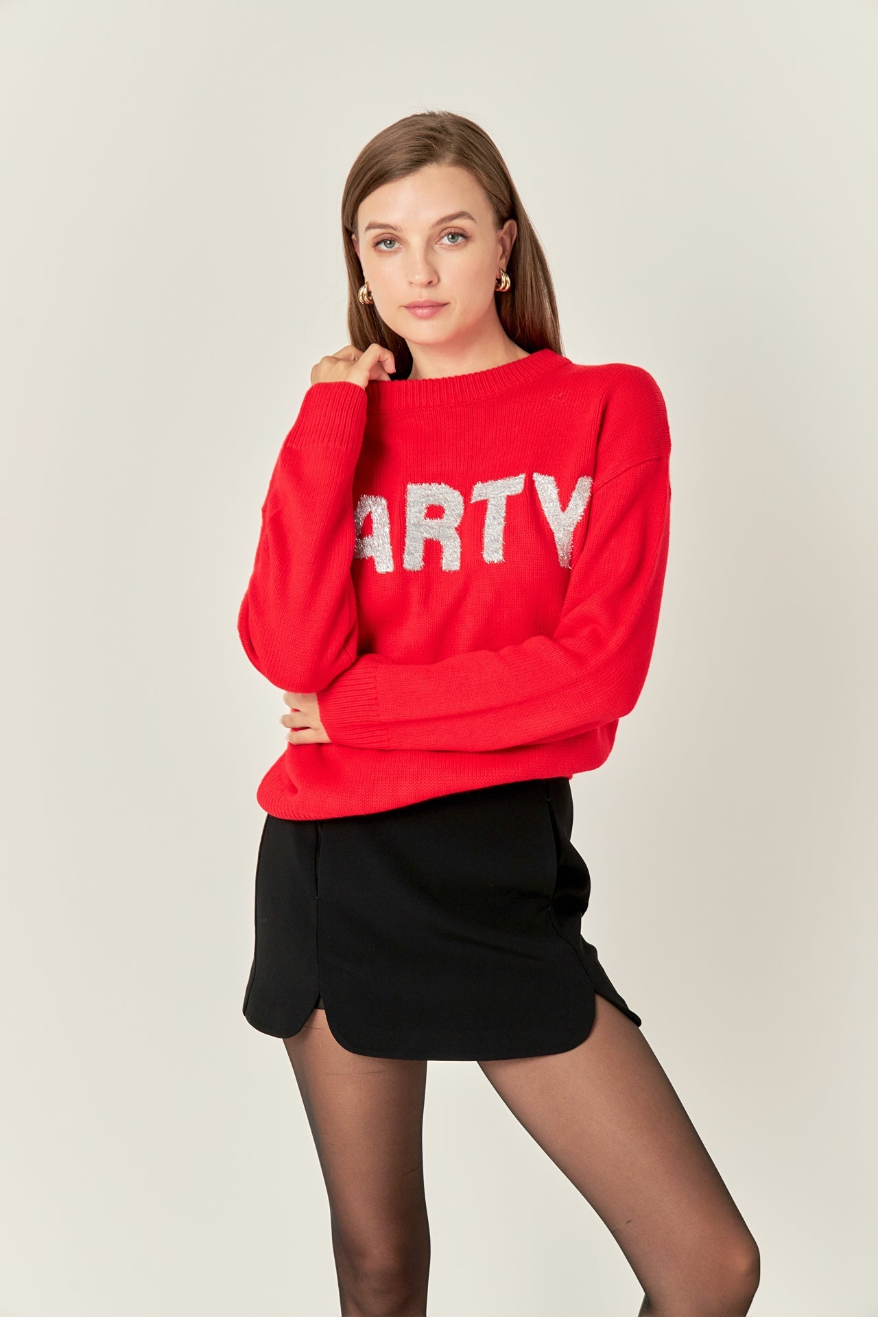 ENGLISH FACTORY - Rounded Slit Skort - SKORTS available at Objectrare
