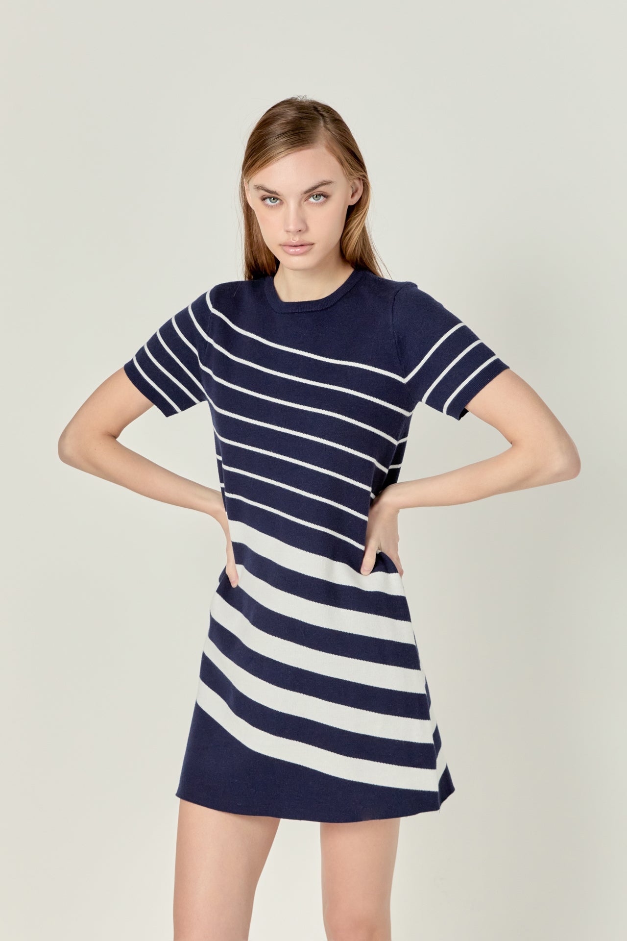 ENGLISH FACTORY - English Factory - Multi Stripe Mini Dress - DRESSES available at Objectrare