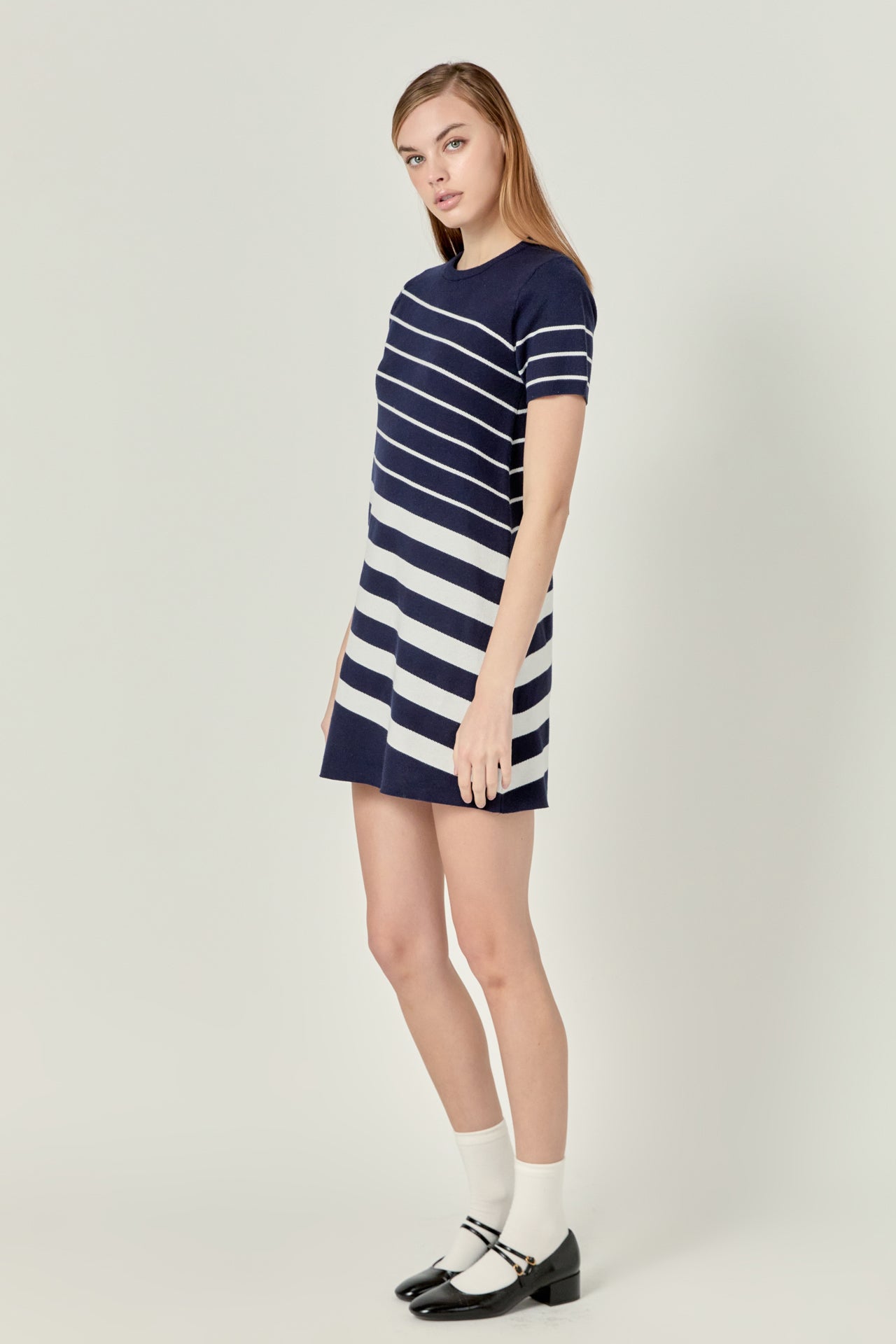 Multi Stripe Mini Dress