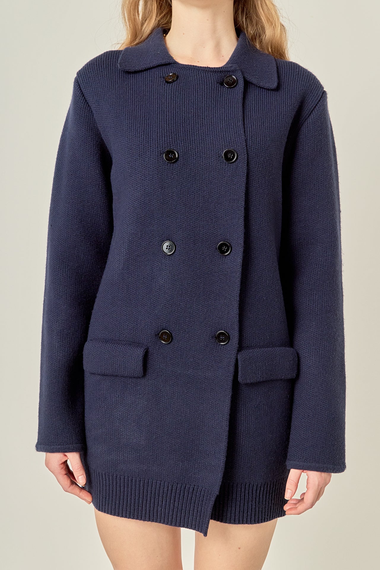 Polo Long Double Cardigan