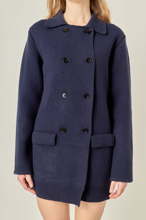 Polo Long Double Cardigan