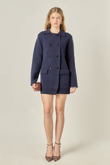 Polo Long Double Cardigan