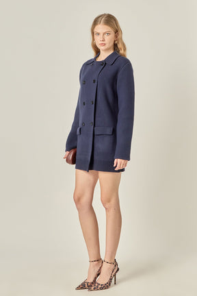 Polo Long Double Cardigan