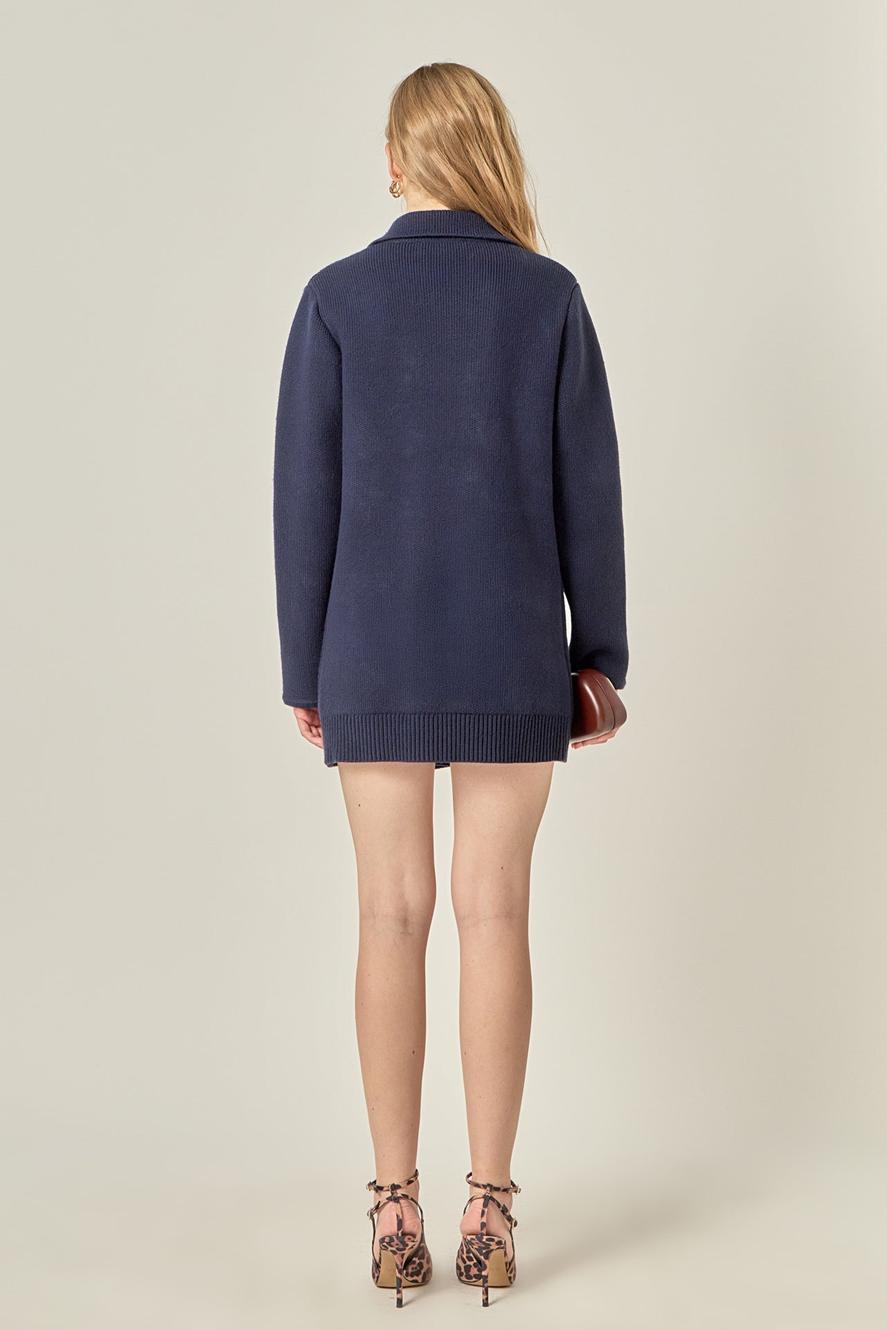 Polo Long Double Cardigan