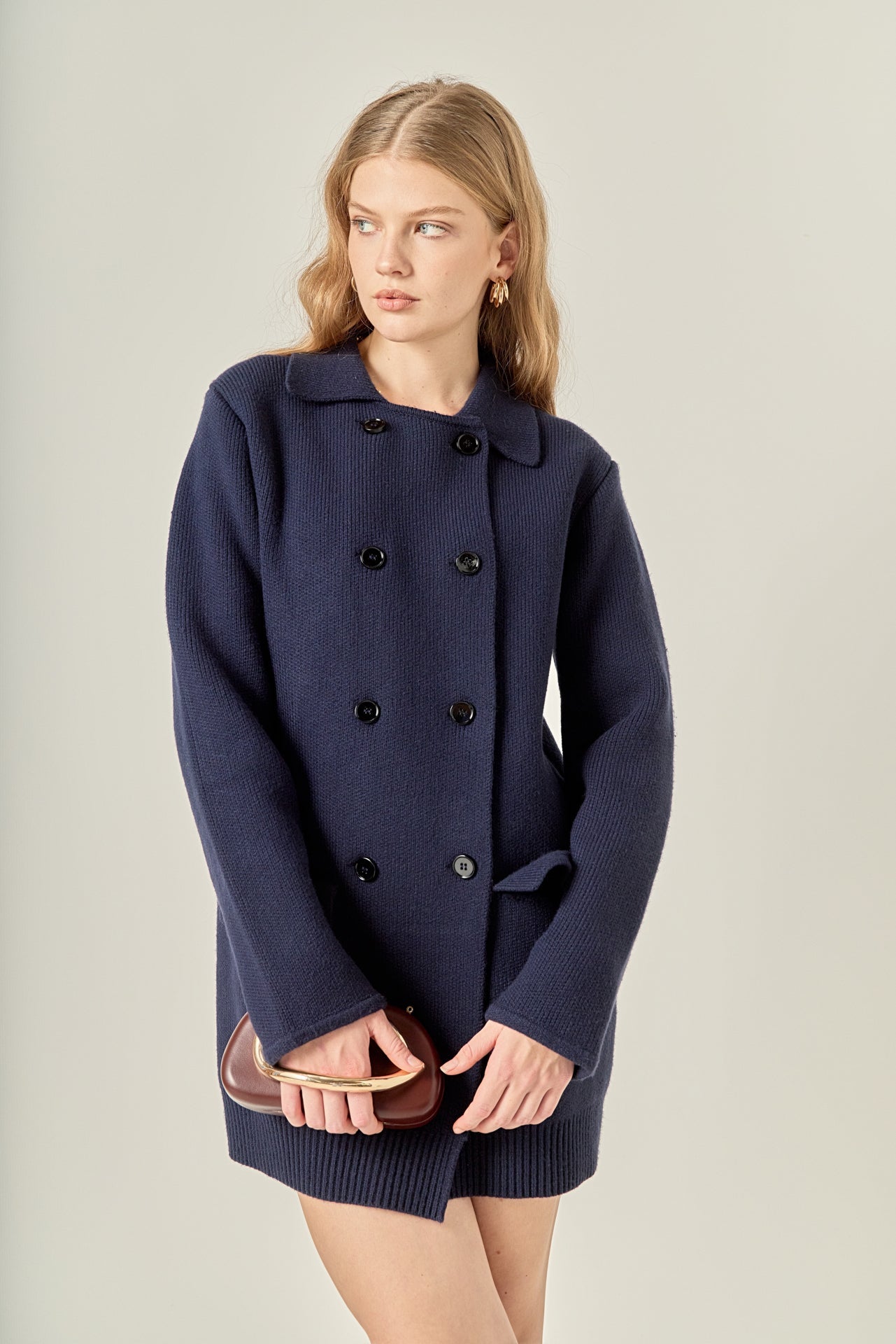 Polo Long Double Cardigan