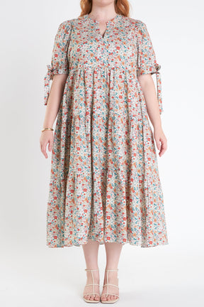 ENGLISH FACTORY - Bow Detailed Midi Dress - DRESSES available at Objectrare