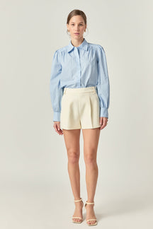 ENGLISH FACTORY - Stripe Shirt - TOPS available at Objectrare